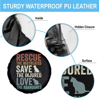 Adopt A Shelter Pet Spare Tire Cover Rescue Save Love Cat Dog Adoption Animal Rescue - Wonder Print Shop