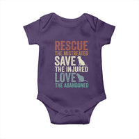Adopt A Shelter Pet Baby Onesie Rescue Save Love Cat Dog Adoption Animal Rescue - Wonder Print Shop