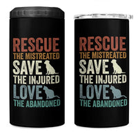 Adopt A Shelter Pet 4 in 1 Can Cooler Tumbler Rescue Save Love Cat Dog Adoption Animal Rescue - Wonder Print Shop