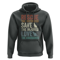 Adopt A Shelter Pet Hoodie Rescue Save Love Cat Dog Adoption Animal Rescue - Wonder Print Shop