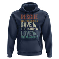 Adopt A Shelter Pet Hoodie Rescue Save Love Cat Dog Adoption Animal Rescue - Wonder Print Shop