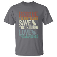 Adopt A Shelter Pet T Shirt Rescue Save Love Cat Dog Adoption Animal Rescue - Wonder Print Shop