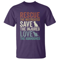 Adopt A Shelter Pet T Shirt Rescue Save Love Cat Dog Adoption Animal Rescue - Wonder Print Shop