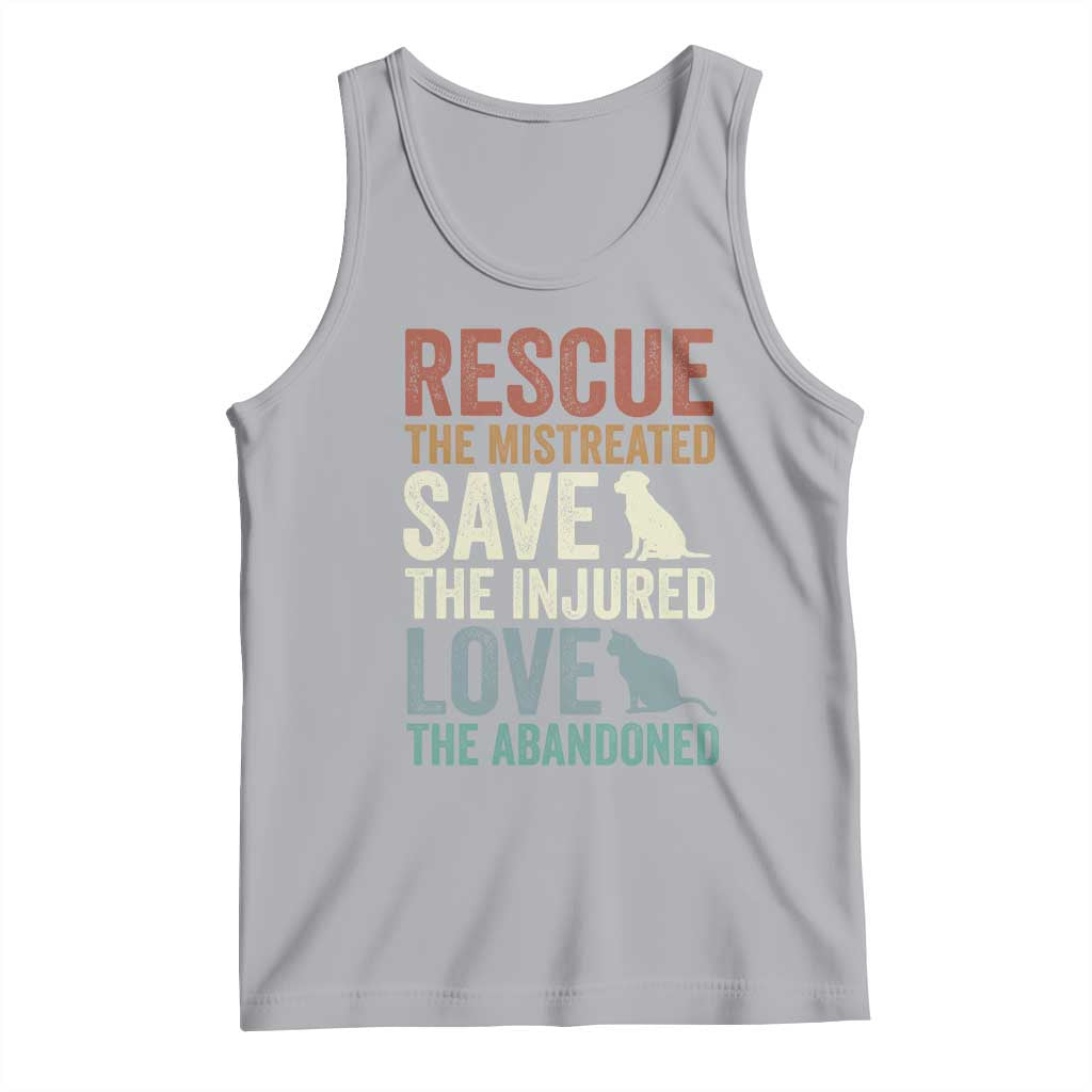 Adopt A Shelter Pet Tank Top Rescue Save Love Cat Dog Adoption Animal Rescue - Wonder Print Shop