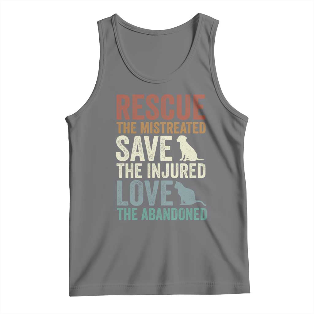 Adopt A Shelter Pet Tank Top Rescue Save Love Cat Dog Adoption Animal Rescue - Wonder Print Shop