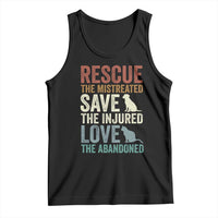 Adopt A Shelter Pet Tank Top Rescue Save Love Cat Dog Adoption Animal Rescue - Wonder Print Shop