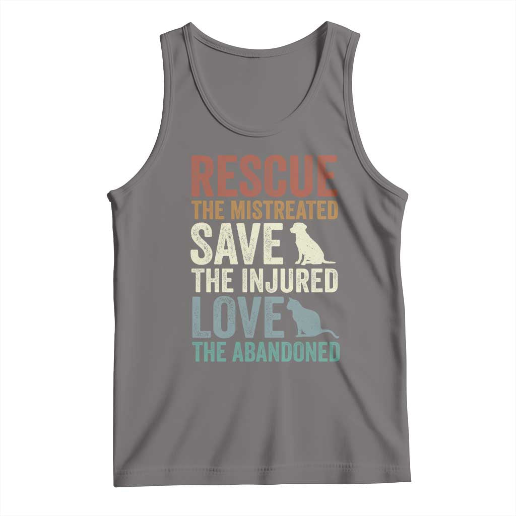 Adopt A Shelter Pet Tank Top Rescue Save Love Cat Dog Adoption Animal Rescue - Wonder Print Shop