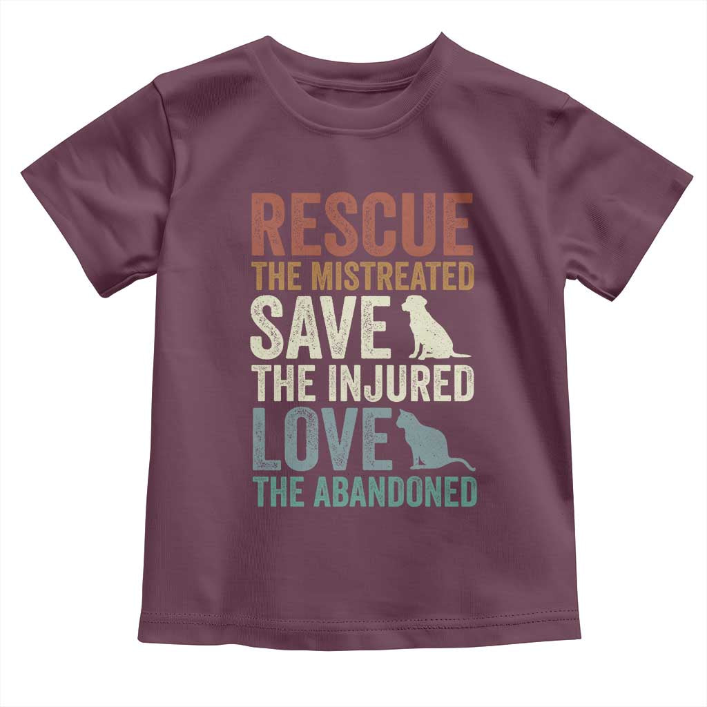 Adopt A Shelter Pet Toddler T Shirt Rescue Save Love Cat Dog Adoption Animal Rescue - Wonder Print Shop
