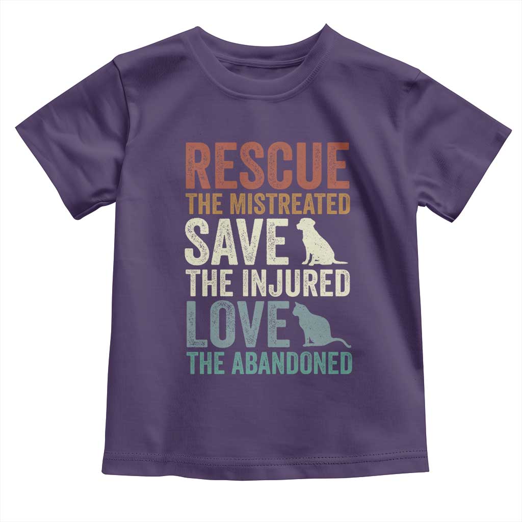 Adopt A Shelter Pet Toddler T Shirt Rescue Save Love Cat Dog Adoption Animal Rescue - Wonder Print Shop