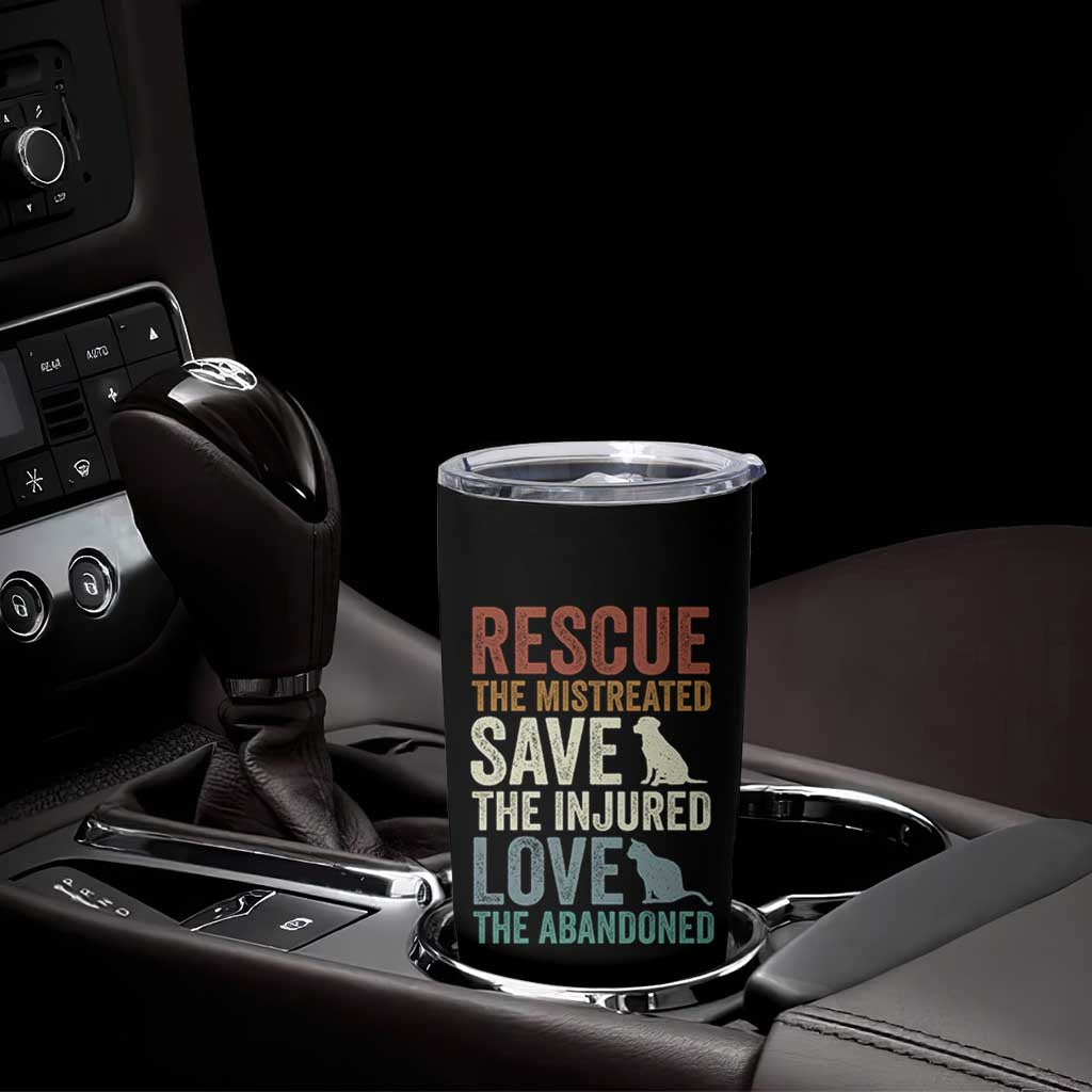 Adopt A Shelter Pet Tumbler Cup Rescue Save Love Cat Dog Adoption Animal Rescue - Wonder Print Shop