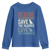 Adopt A Shelter Pet Youth Sweatshirt Rescue Save Love Cat Dog Adoption Animal Rescue - Wonder Print Shop