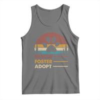 Rescue Dog Tank Top Retro Adopt Rescue Foster Animal Shelter Volunteer - Wonder Print Shop