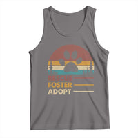 Rescue Dog Tank Top Retro Adopt Rescue Foster Animal Shelter Volunteer - Wonder Print Shop