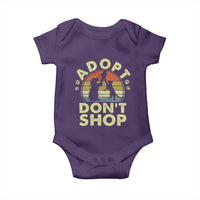 Adopt Dont Shop Baby Onesie Vintage Retro Cat Dog Rescue Animal Lovers Shelter Volunteer - Wonder Print Shop