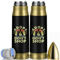 Adopt Dont Shop Bullet Tumbler Vintage Retro Cat Dog Rescue Animal Lovers Shelter Volunteer - Wonder Print Shop