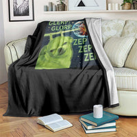 Funny Alien Dog Meme Throw Blanket Glorp Zep Sci-Fi Humor Chihuahua - Wonder Print Shop