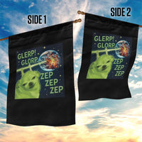 Funny Alien Dog Meme Garden Flag Glorp Zep Sci-Fi Humor Chihuahua - Wonder Print Shop