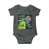 Funny Alien Dog Meme Baby Onesie Glorp Zep Sci-Fi Humor Chihuahua - Wonder Print Shop