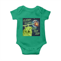 Funny Alien Dog Meme Baby Onesie Glorp Zep Sci-Fi Humor Chihuahua - Wonder Print Shop