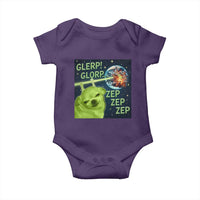 Funny Alien Dog Meme Baby Onesie Glorp Zep Sci-Fi Humor Chihuahua - Wonder Print Shop
