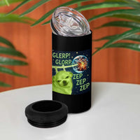 Funny Alien Dog Meme 4 in 1 Can Cooler Tumbler Glorp Zep Sci-Fi Humor Chihuahua - Wonder Print Shop
