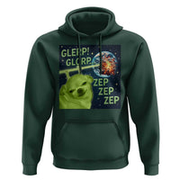 Funny Alien Dog Meme Hoodie Glorp Zep Sci-Fi Humor Chihuahua - Wonder Print Shop
