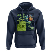 Funny Alien Dog Meme Hoodie Glorp Zep Sci-Fi Humor Chihuahua - Wonder Print Shop