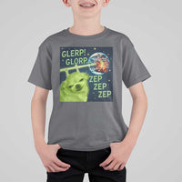 Funny Alien Dog Meme T Shirt For Kid Glorp Zep Sci-Fi Humor Chihuahua - Wonder Print Shop