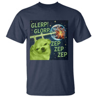 Funny Alien Dog Meme T Shirt Glorp Zep Sci-Fi Humor Chihuahua - Wonder Print Shop