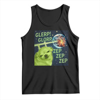 Funny Alien Dog Meme Tank Top Glorp Zep Sci-Fi Humor Chihuahua - Wonder Print Shop