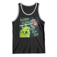 Funny Alien Dog Meme Tank Top Glorp Zep Sci-Fi Humor Chihuahua - Wonder Print Shop