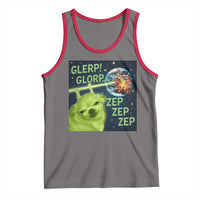 Funny Alien Dog Meme Tank Top Glorp Zep Sci-Fi Humor Chihuahua - Wonder Print Shop