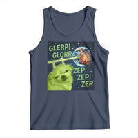 Funny Alien Dog Meme Tank Top Glorp Zep Sci-Fi Humor Chihuahua - Wonder Print Shop