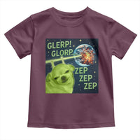 Funny Alien Dog Meme Toddler T Shirt Glorp Zep Sci-Fi Humor Chihuahua - Wonder Print Shop
