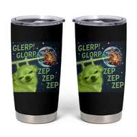 Funny Alien Dog Meme Tumbler Cup Glorp Zep Sci-Fi Humor Chihuahua - Wonder Print Shop