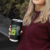 Funny Alien Dog Meme Tumbler Cup Glorp Zep Sci-Fi Humor Chihuahua - Wonder Print Shop