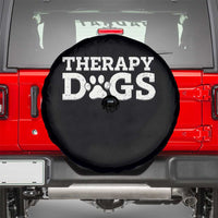 Therapy Dog Spare Tire Cover Classic Retro Varsity Vintage Pet Partners - Wonder Print Shop