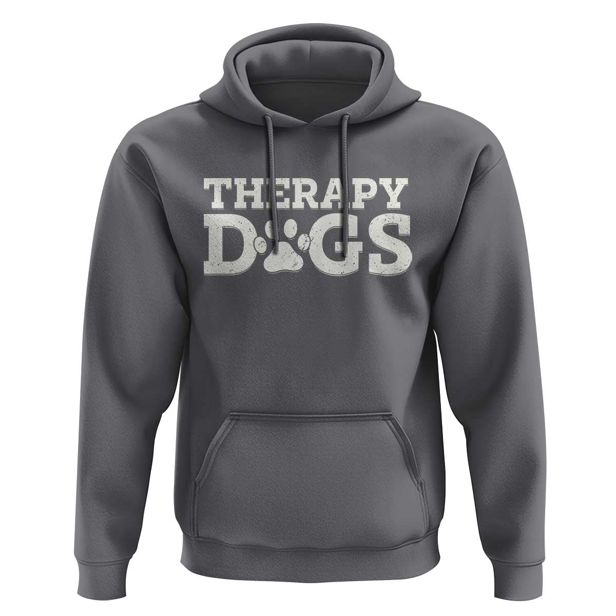 Therapy Dog Hoodie Classic Retro Varsity Vintage Pet Partners - Wonder Print Shop