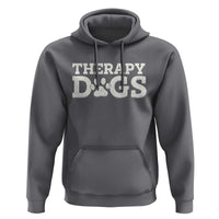 Therapy Dog Hoodie Classic Retro Varsity Vintage Pet Partners - Wonder Print Shop