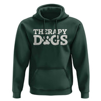 Therapy Dog Hoodie Classic Retro Varsity Vintage Pet Partners - Wonder Print Shop