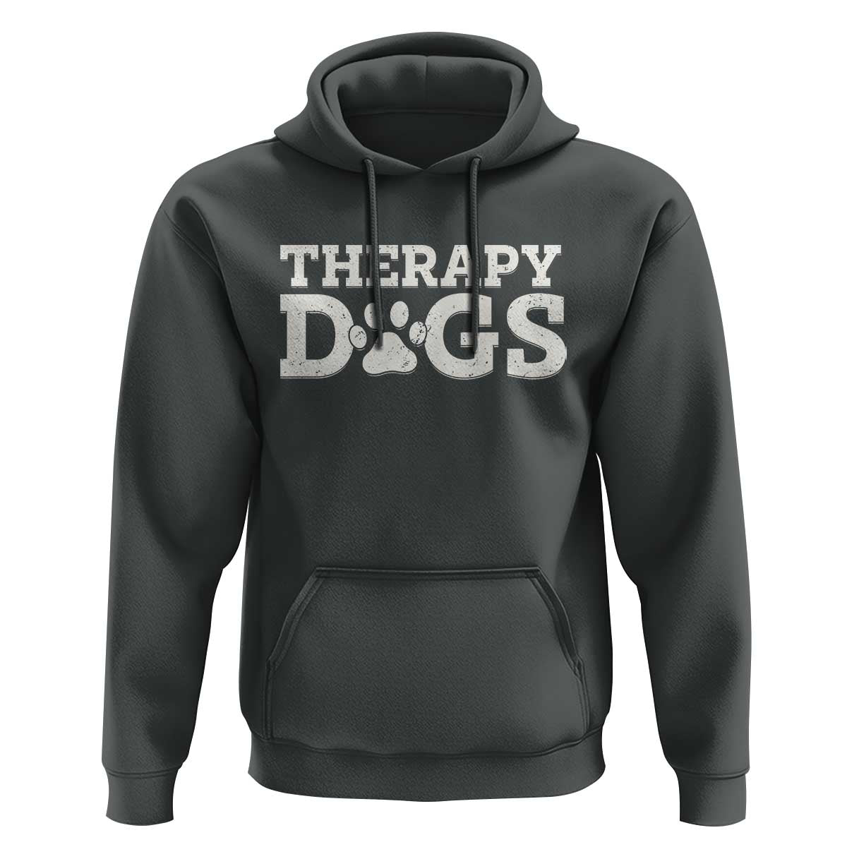 Therapy Dog Hoodie Classic Retro Varsity Vintage Pet Partners - Wonder Print Shop