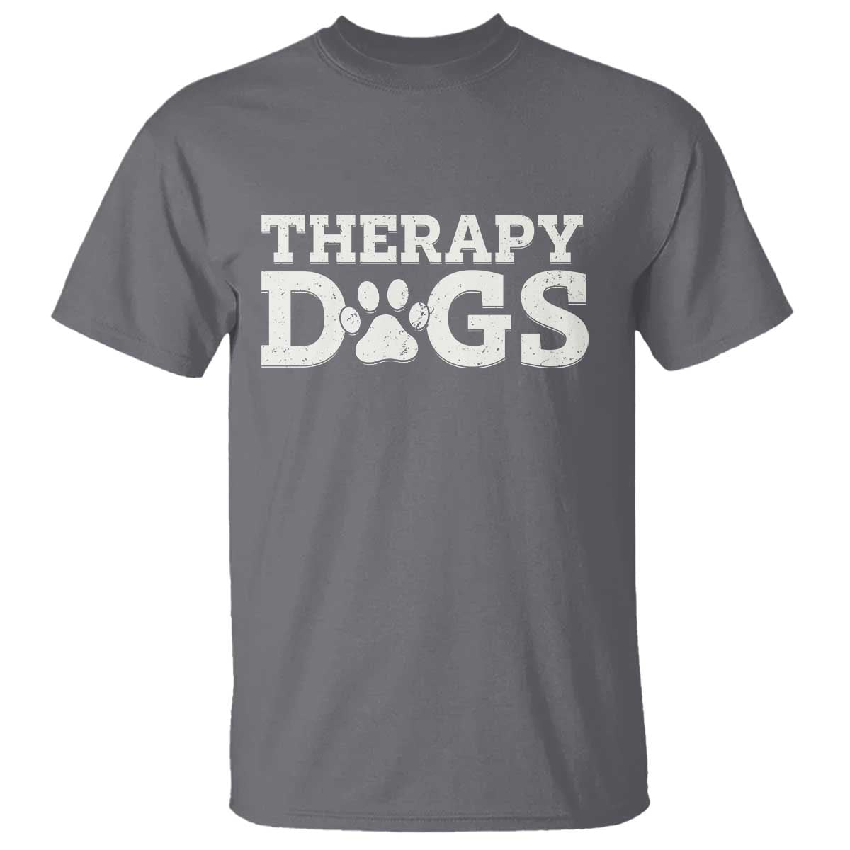 Therapy Dog T Shirt Classic Retro Varsity Vintage Pet Partners - Wonder Print Shop