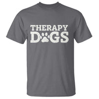 Therapy Dog T Shirt Classic Retro Varsity Vintage Pet Partners - Wonder Print Shop