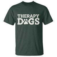 Therapy Dog T Shirt Classic Retro Varsity Vintage Pet Partners - Wonder Print Shop
