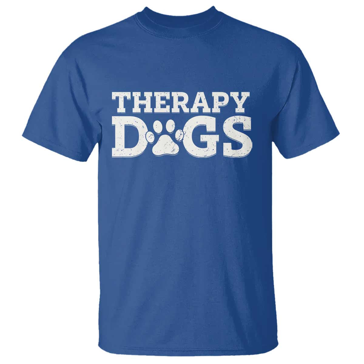 Therapy Dog T Shirt Classic Retro Varsity Vintage Pet Partners - Wonder Print Shop