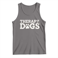 Therapy Dog Tank Top Classic Retro Varsity Vintage Pet Partners - Wonder Print Shop