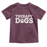 Therapy Dog Toddler T Shirt Classic Retro Varsity Vintage Pet Partners - Wonder Print Shop