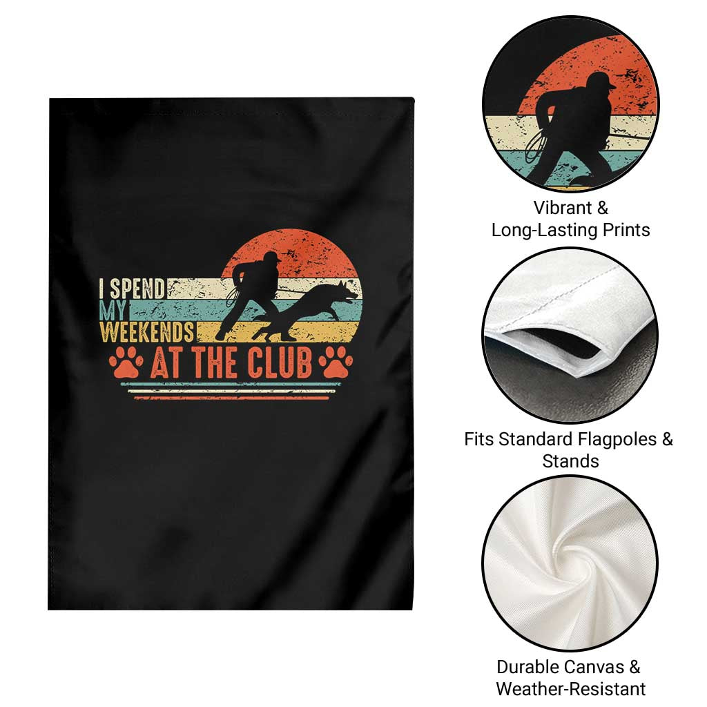 Funny IGP Bite Work Garden Flag Schutzhund Dog Training - Wonder Print Shop