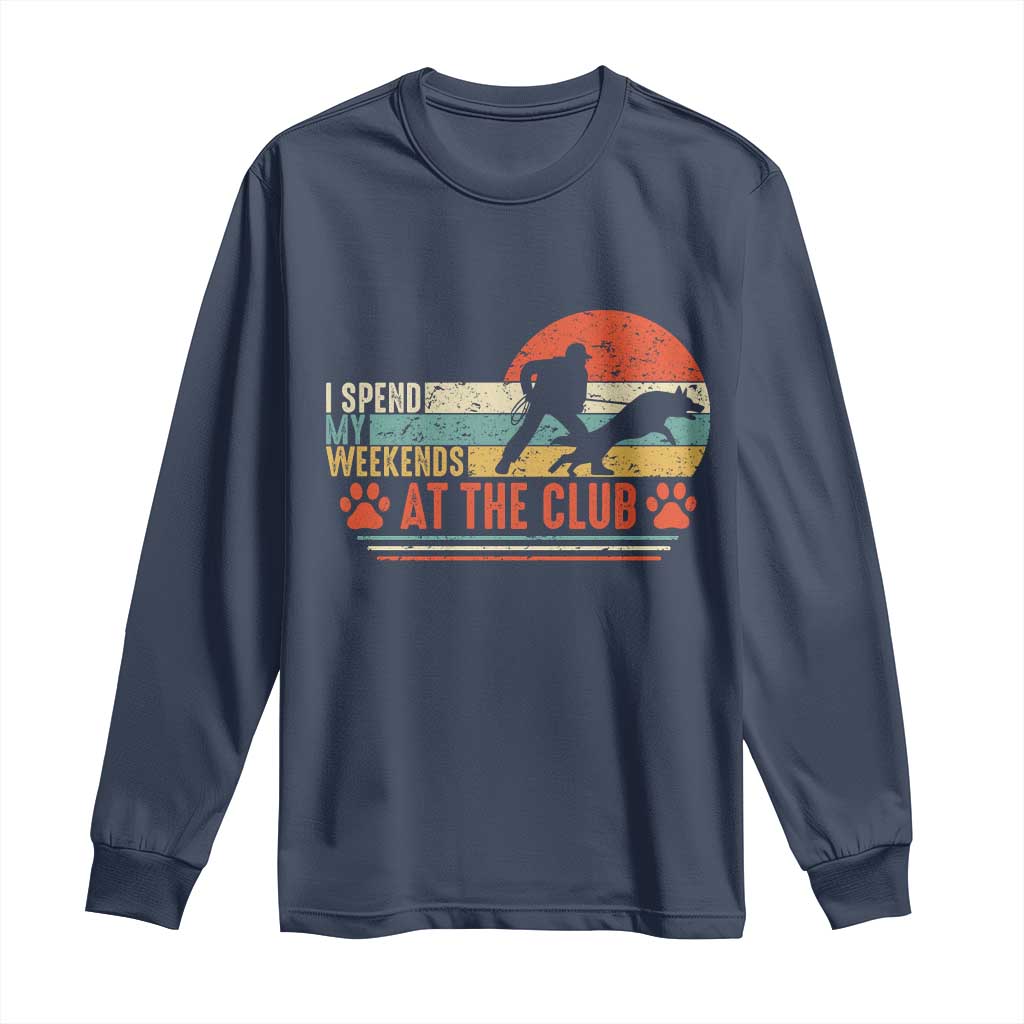 Funny IGP Bite Work Long Sleeve Shirt Schutzhund Dog Training - Wonder Print Shop