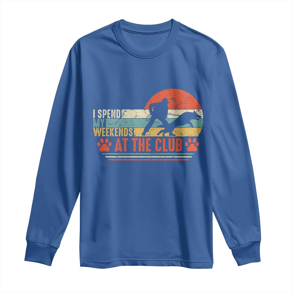Funny IGP Bite Work Long Sleeve Shirt Schutzhund Dog Training - Wonder Print Shop
